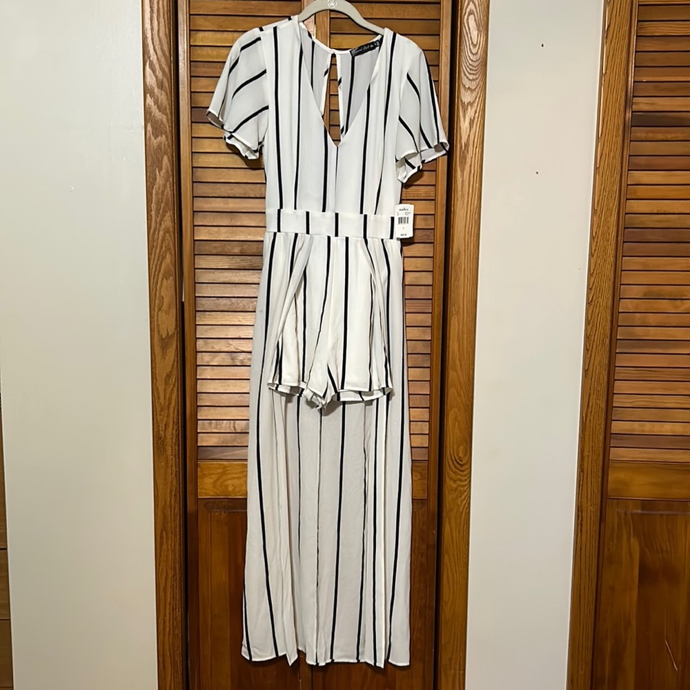 Juniors Dressy Romper Jumpsuit